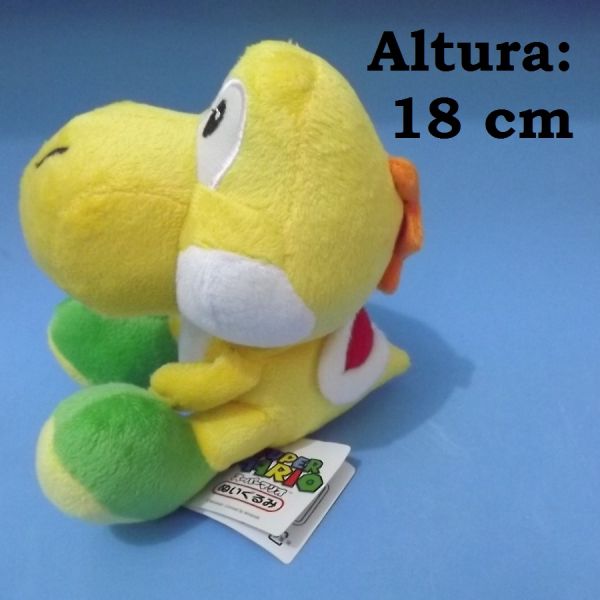 Pelúcia Super Mario (Yoshi Amarelo)